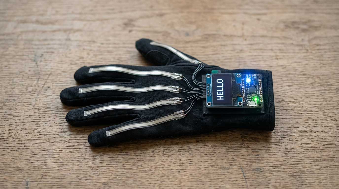 Sign Language Interpreter Glove Invention