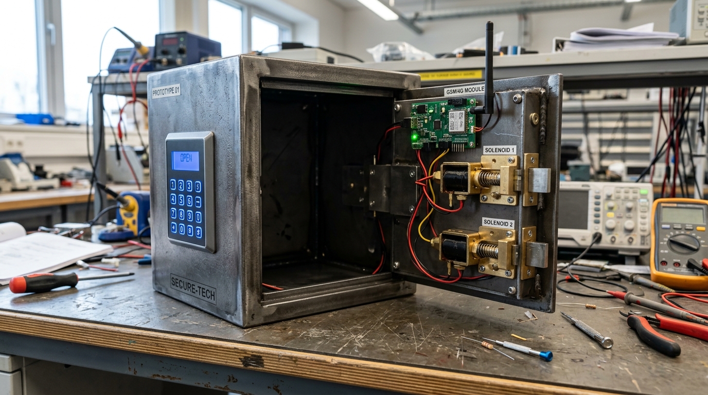 Smart Safe Two-Way Locking System using SMS